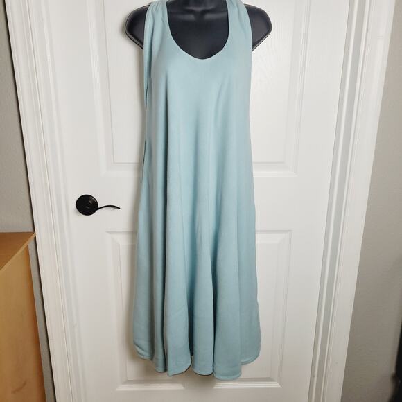 Dairi Fashion Swing Dress One Size Blue Lagenlook Layered Slouchy Comfy Boho - Picture 1 of 11